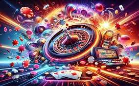 Roulette ဘီး လည်ပတ်နေသော ကာစီနိုဂိမ်းမြင်ကွင်း